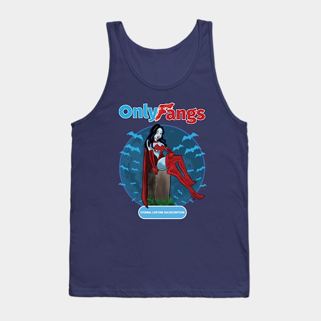 Only Fangs Tank Top by Daily Detour